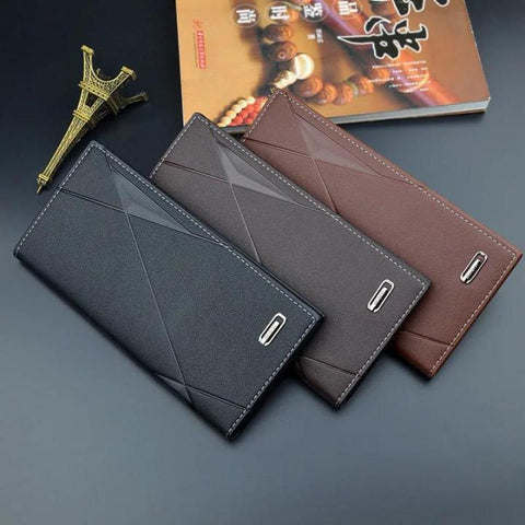 Leather Long Wallet For Men Card Holder.